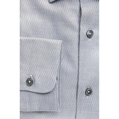 Robert Friedman Beige Cotton Men Shirt