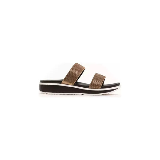 Péché Originel Beige Textile Women Sandal WOMAN SANDALS