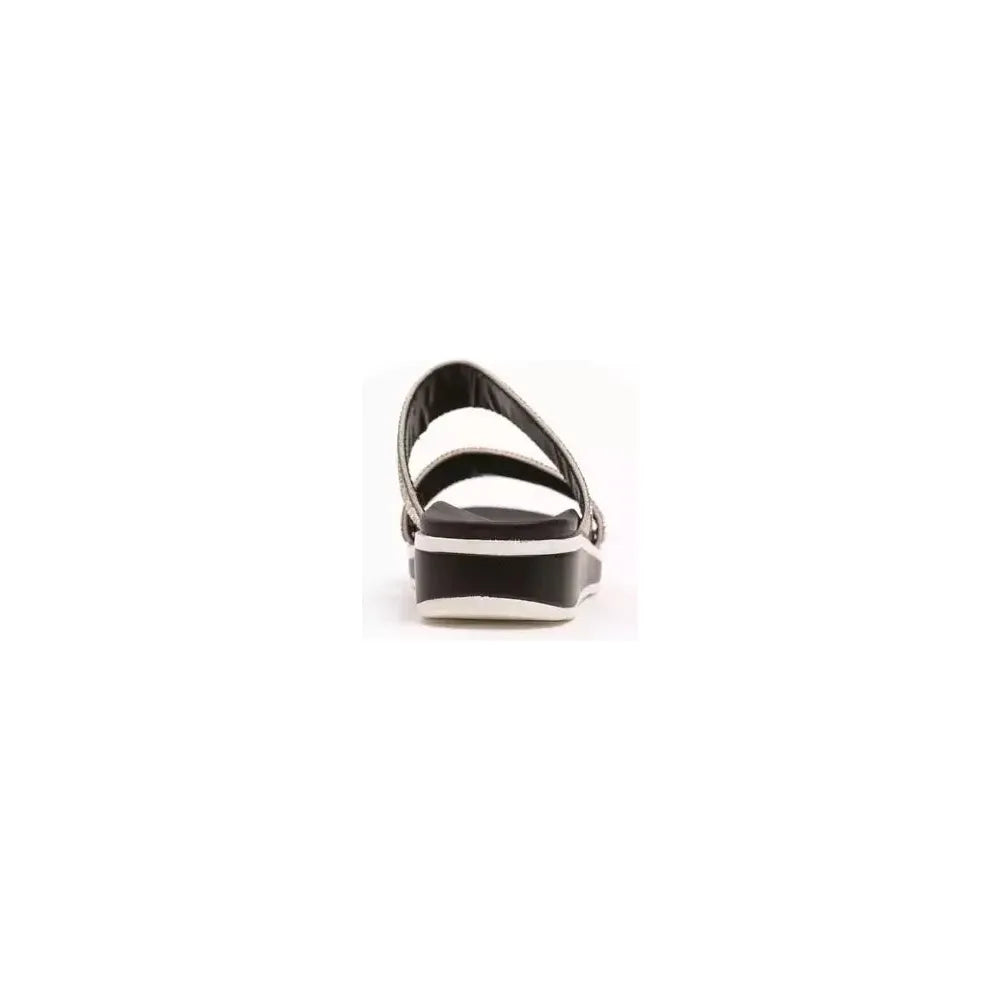 Péché Originel Silver Textile Women Sandal PC-18721-EU36/US6