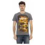 Trussardi Action Gray Cotton Men's T-Shirt