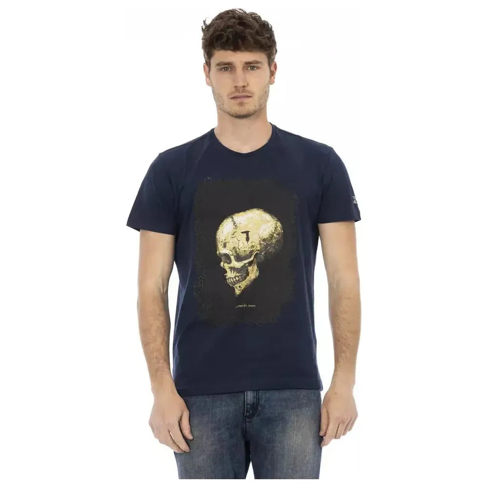 Trussardi Action Blue Cotton Men's T-Shirt