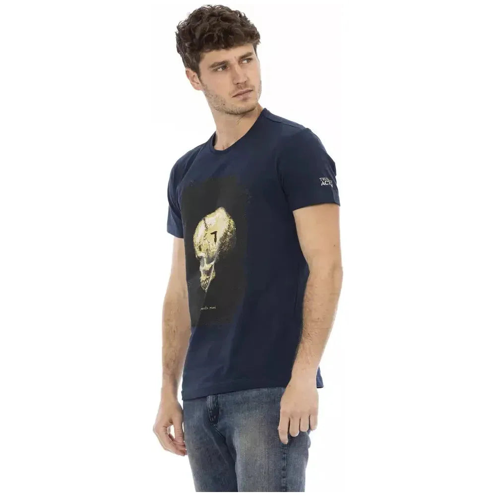 Trussardi Action Blue Cotton Men's T-Shirt