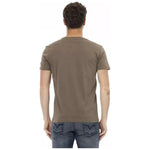 Trussardi Action Brown Cotton Men T-Shirt