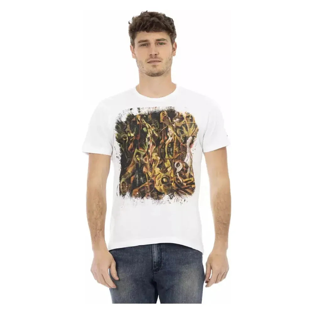 Trussardi Action White Cotton Men's T-Shirt