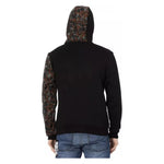 Automobili Lamborghini Black Cotton Men's Hooded Sweater