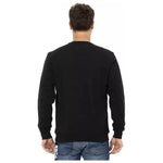 Automobili Lamborghini Black Cotton Men's Sweater