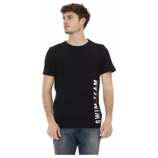 Bikkembergs Black Cotton Men T-Shirt