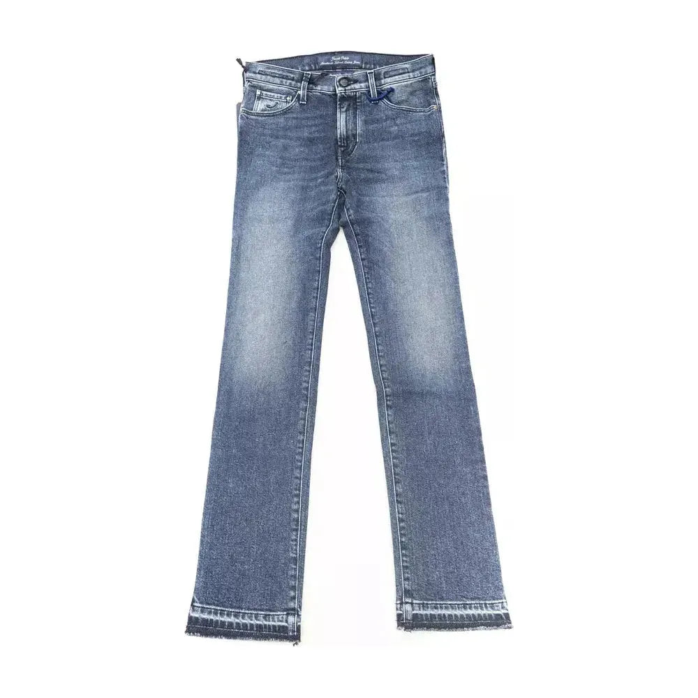 Jacob Cohen Blue Cotton Women's Slim-Fit Jean