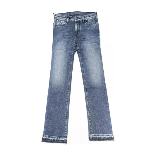 Jacob Cohen Blue Cotton Women's Slim-Fit Jean