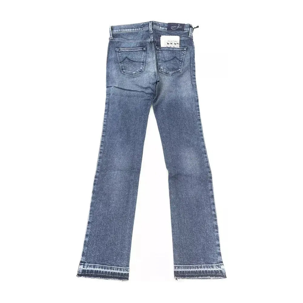 Jacob Cohen Blue Cotton Women's Slim-Fit Jean