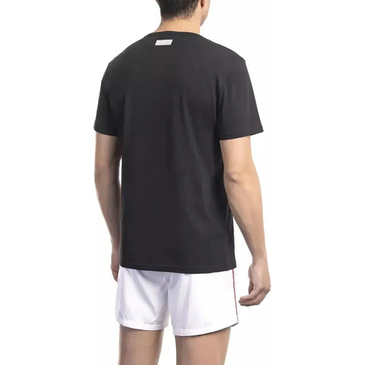 Bikkembergs Black Cotton Men T-Shirt