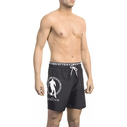 Bikkembergs Black Polyester Swimwear