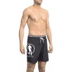Bikkembergs Sleek Layered Swim Shorts with Logo Detail