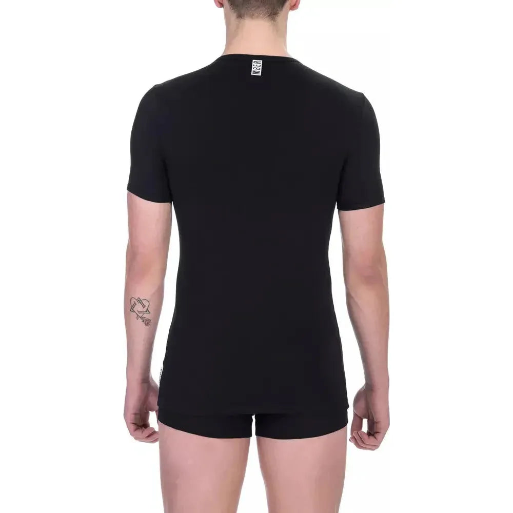 Bikkembergs Black Cotton Men's T-Shirt