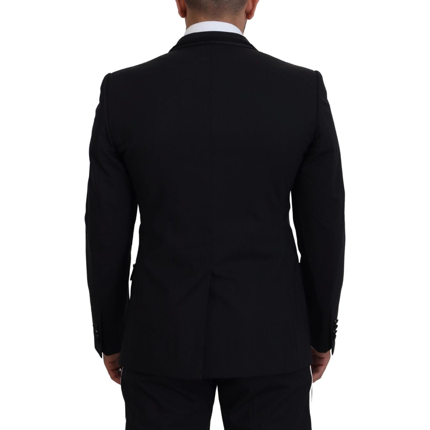 Dolce & Gabbana Black MARTINI Slim Fit Jacket Blazer