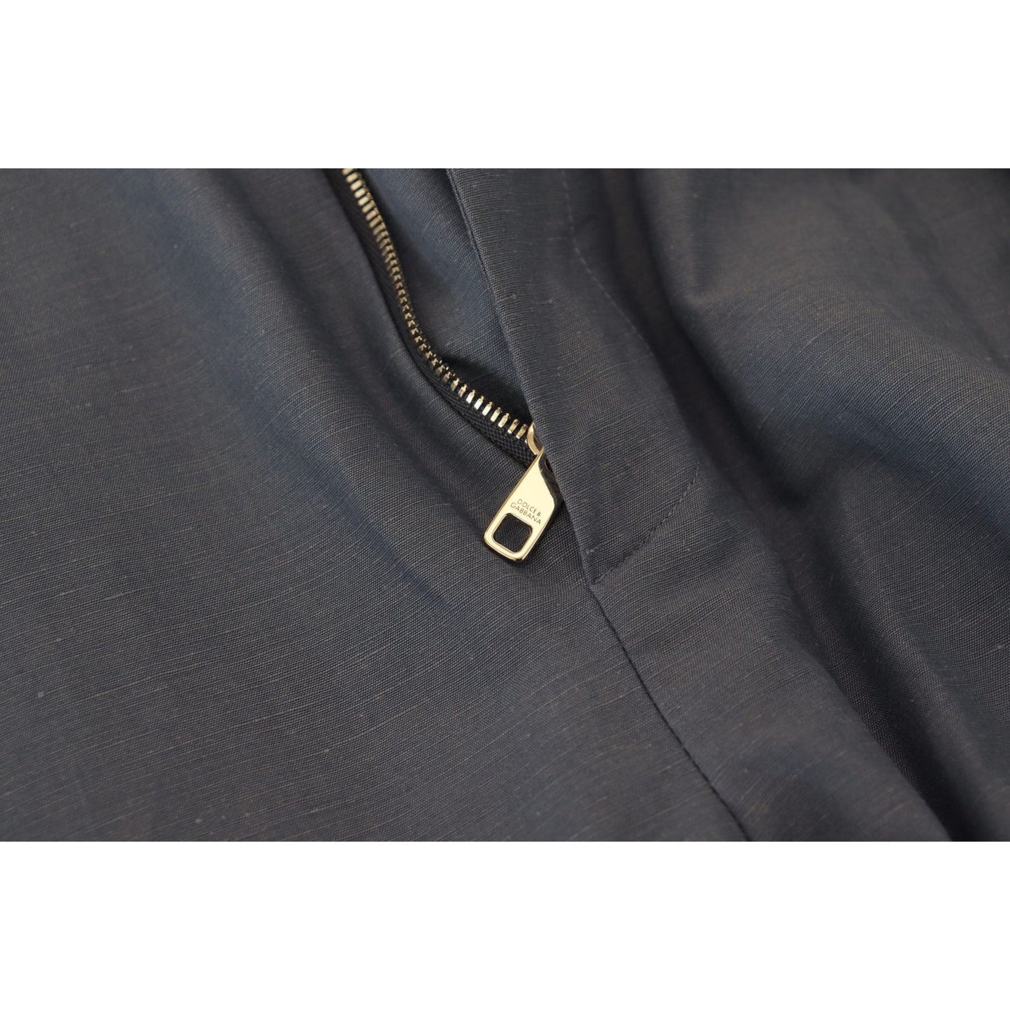 Dolce & Gabbana Blue Linen Chino Men Formal Pants