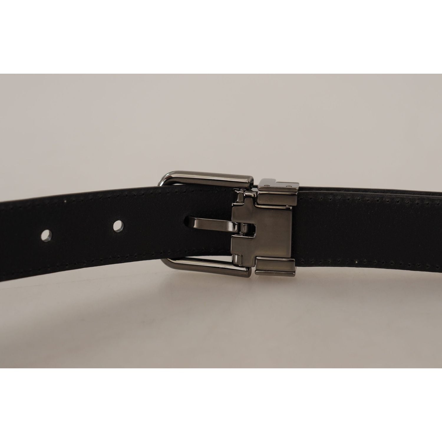 Dolce & Gabbana Multicolor Exotic Leather Patchwork Metal Belt