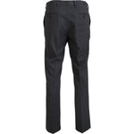 BENCIVENGA Gray Checkered Wool Dress Formal Pants