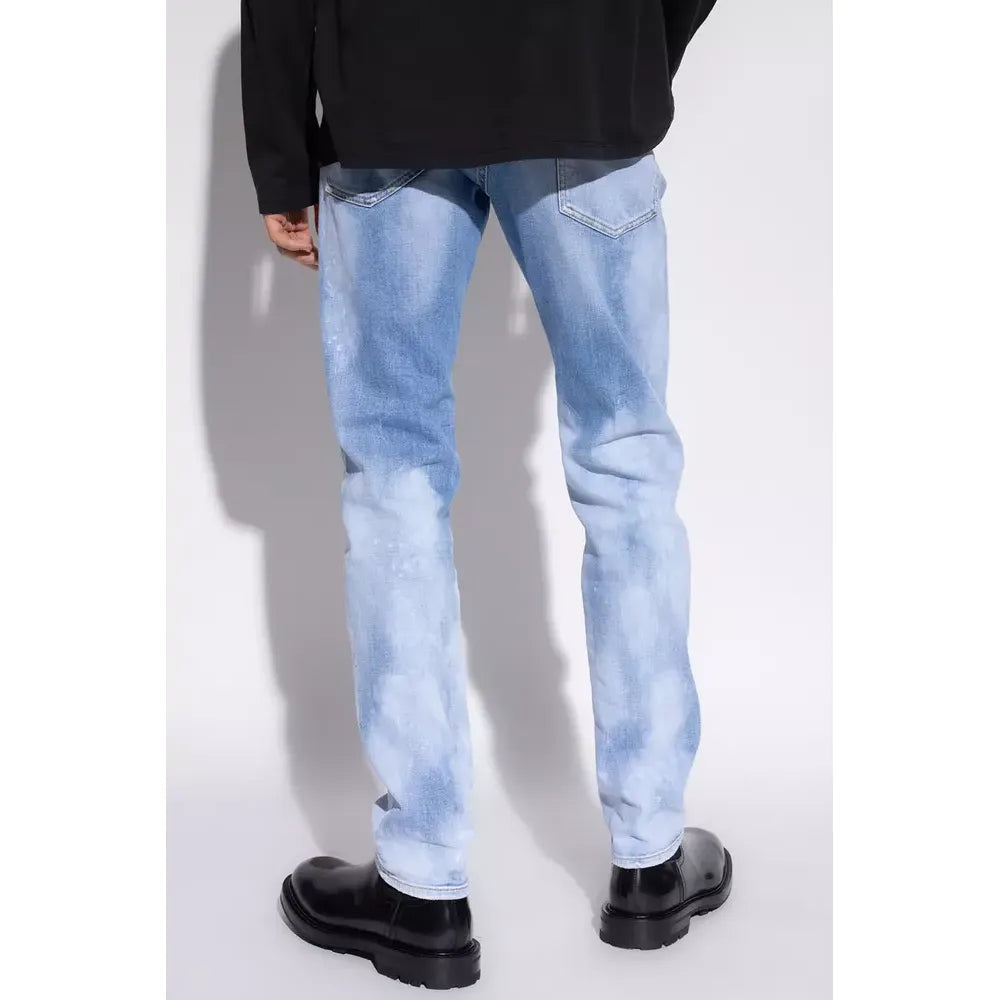Dsquared² Blue Cotton Jeans Denim