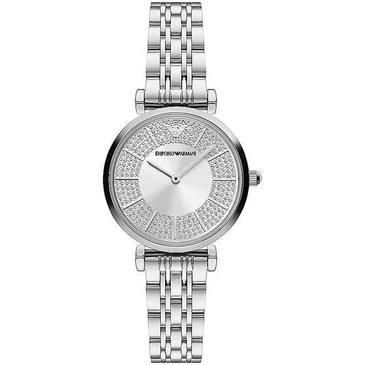 Emporio Armani Elegant Silver-Toned Women's Watch 4064092112085
