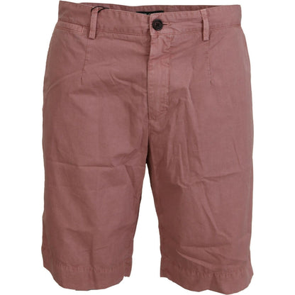 Dolce & Gabbana Pink Chinos Cotton Casual Mens Shorts