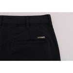 GF Ferre Blue Cotton Stretch Chinos Pants