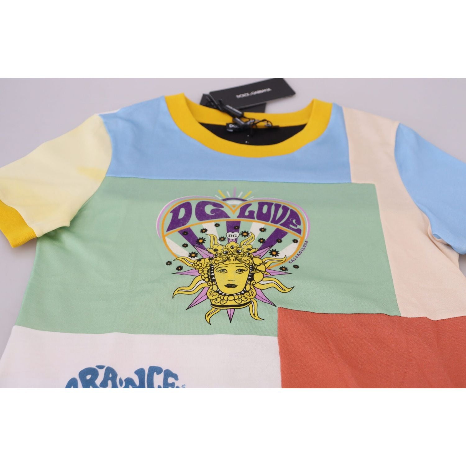 Dolce & Gabbana Multicolor Cotton  DG Love Patchwork