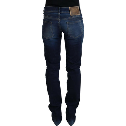Just Cavalli Blue Cotton Women Casual Denim Jeans