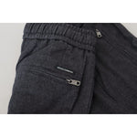Dolce & Gabbana Gray Cotton Jogger Men Pants