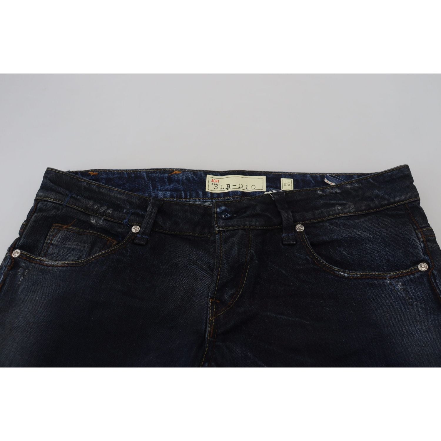 Acht Blue Low Waist Slim Fit Women Denim Jeans