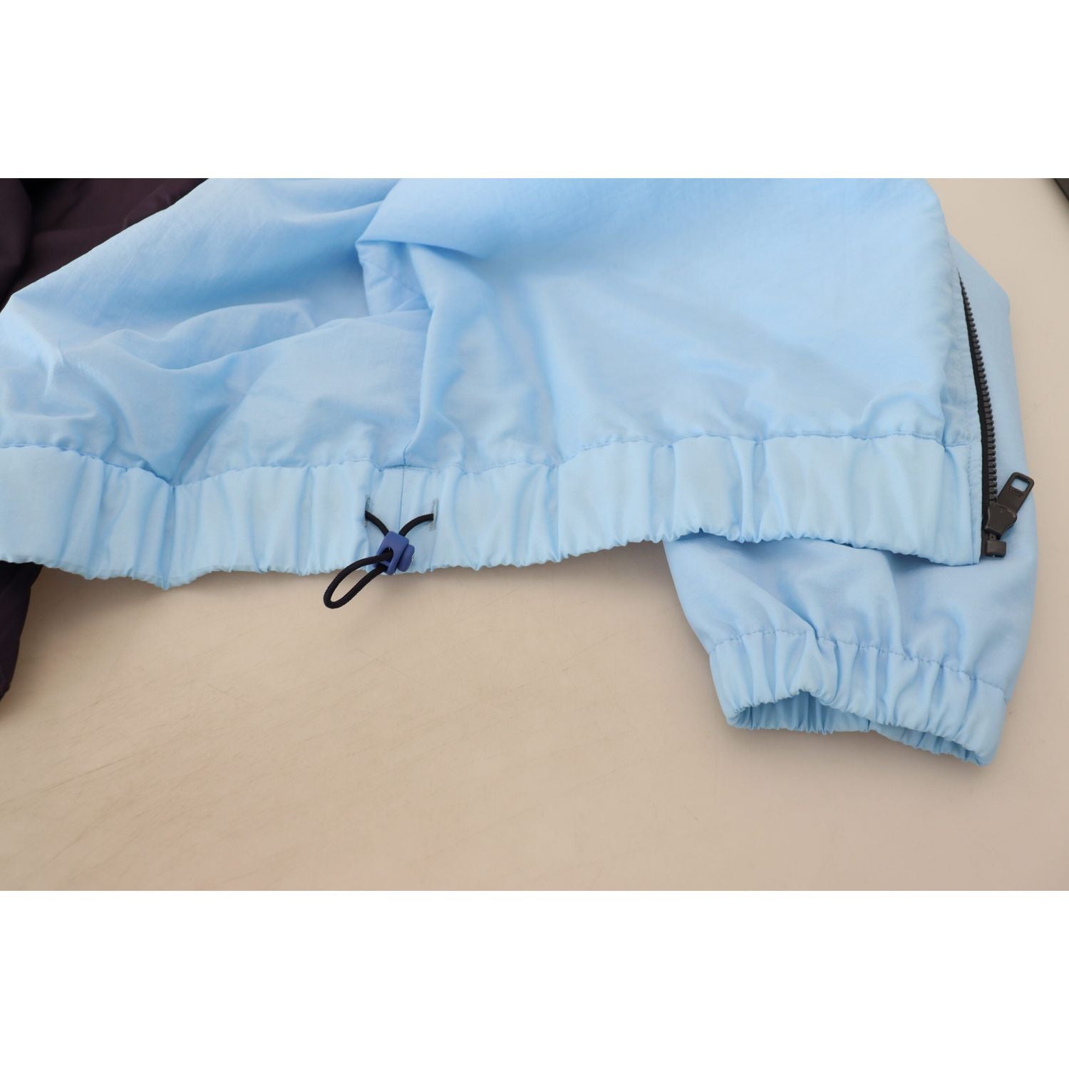 Dolce & Gabbana Black Blue DG Hooded Full Zip Men Jacket