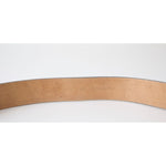 GF Ferre Brown Leather Fashion Logo Buckle Waist Belt