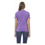 Baldinini Trend Purple Cotton Women T-Shirt