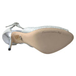 Dolce & Gabbana Silver Shimmers Sandals Heel Pumps Shoes LA10376-40