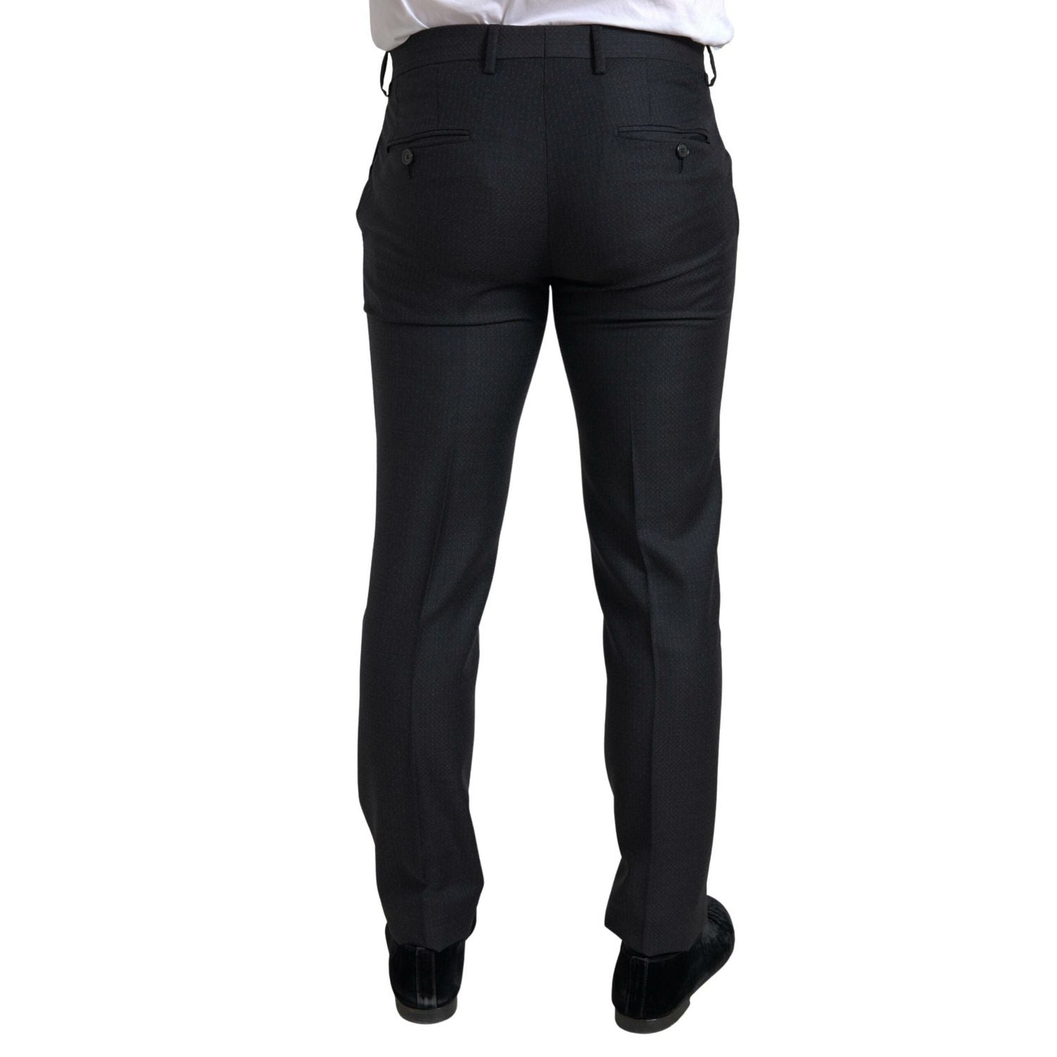Dolce & Gabbana Black 3 Piece Single Breasted MARTINI Suit