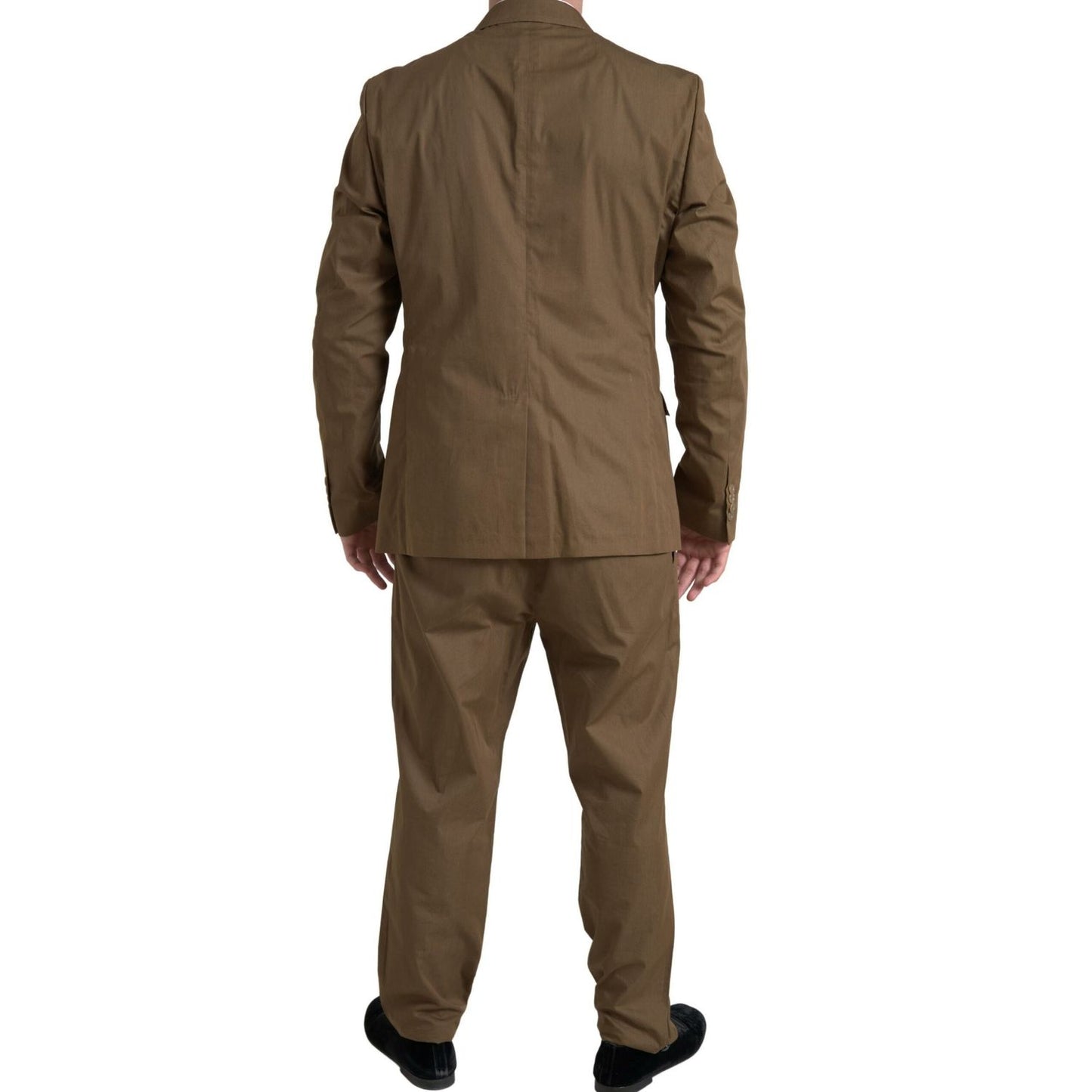 Dolce & Gabbana Brown 2 Piece Single Breasted TAORMINA Suit