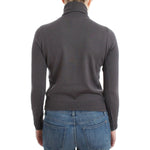 John Galliano Brown turtleneck cotton sweater