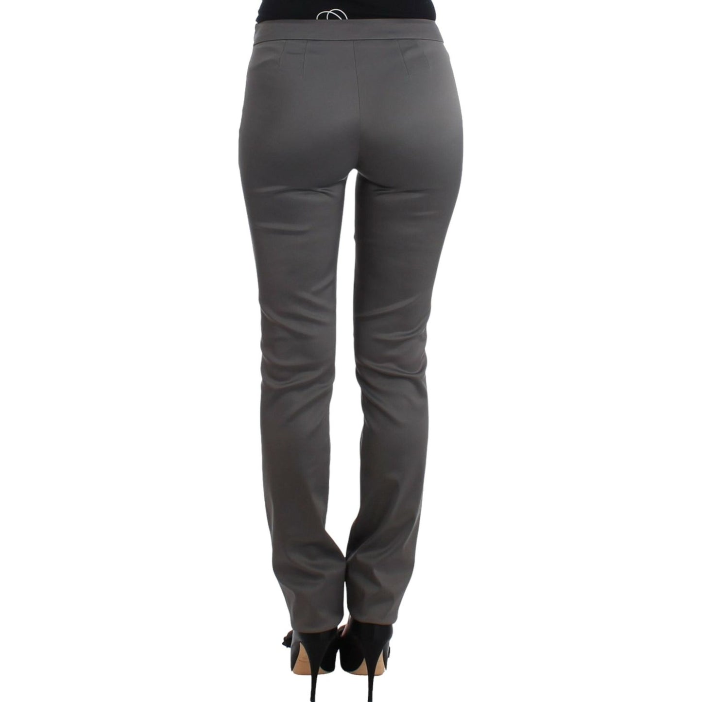 John Galliano Gray slim fit pants