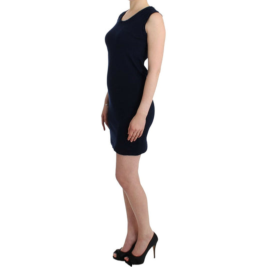 John Galliano Blue cotton jersey dress
