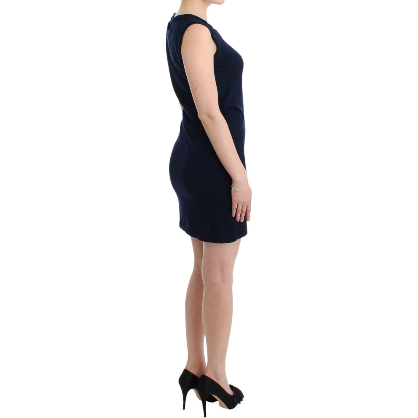 John Galliano Blue cotton jersey dress
