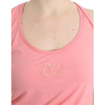 Cavalli Chic Pink Cotton Blend Tank Top Cavalli Light Pink