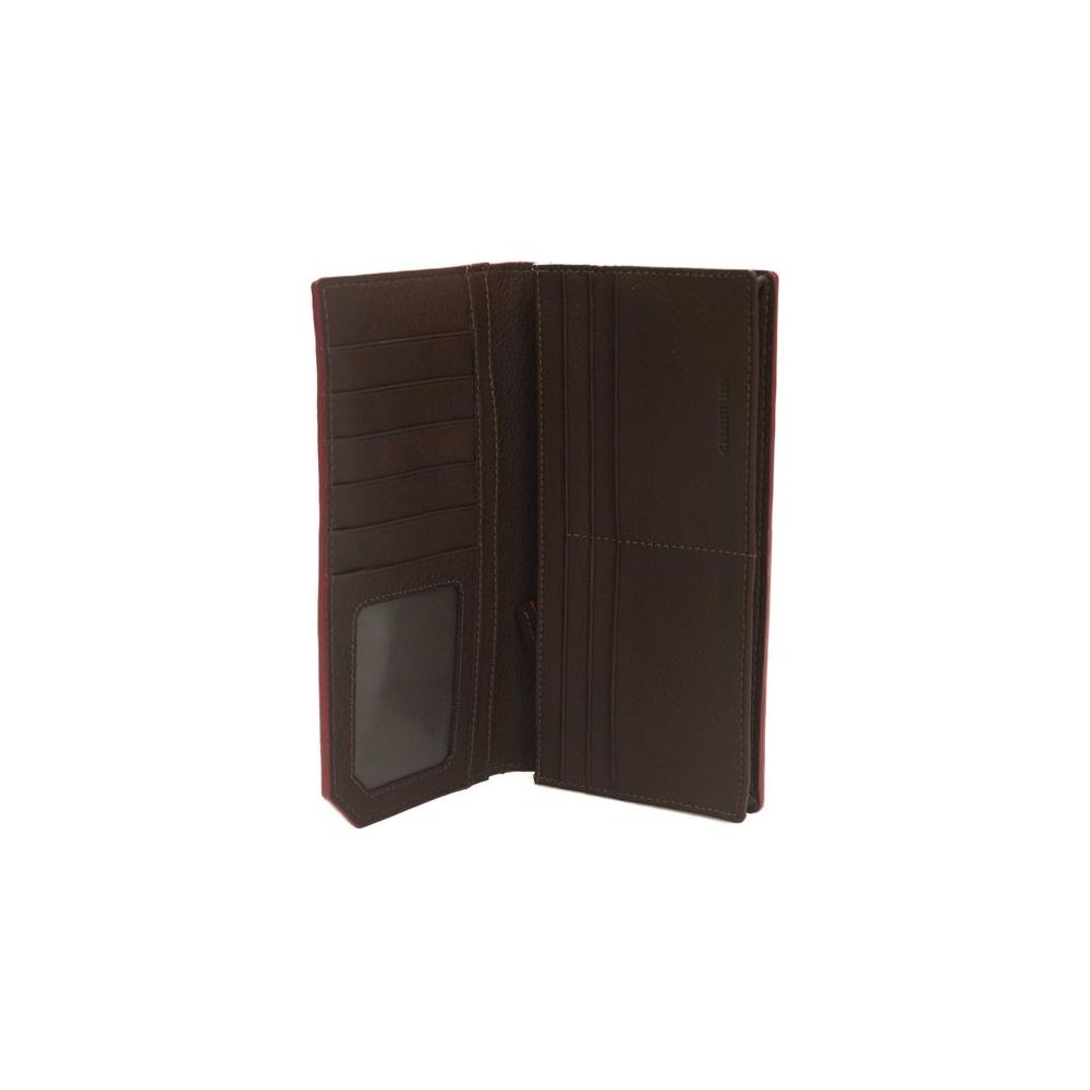 Cerruti 1881 Brown Calfskin Men Wallet