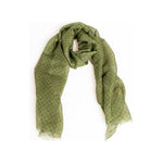 Trussardi Green Modal Men Scarf Trussardi Dim Gray