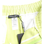 Dolce & Gabbana Light Green Cotton Men Cargo Bermuda Shorts