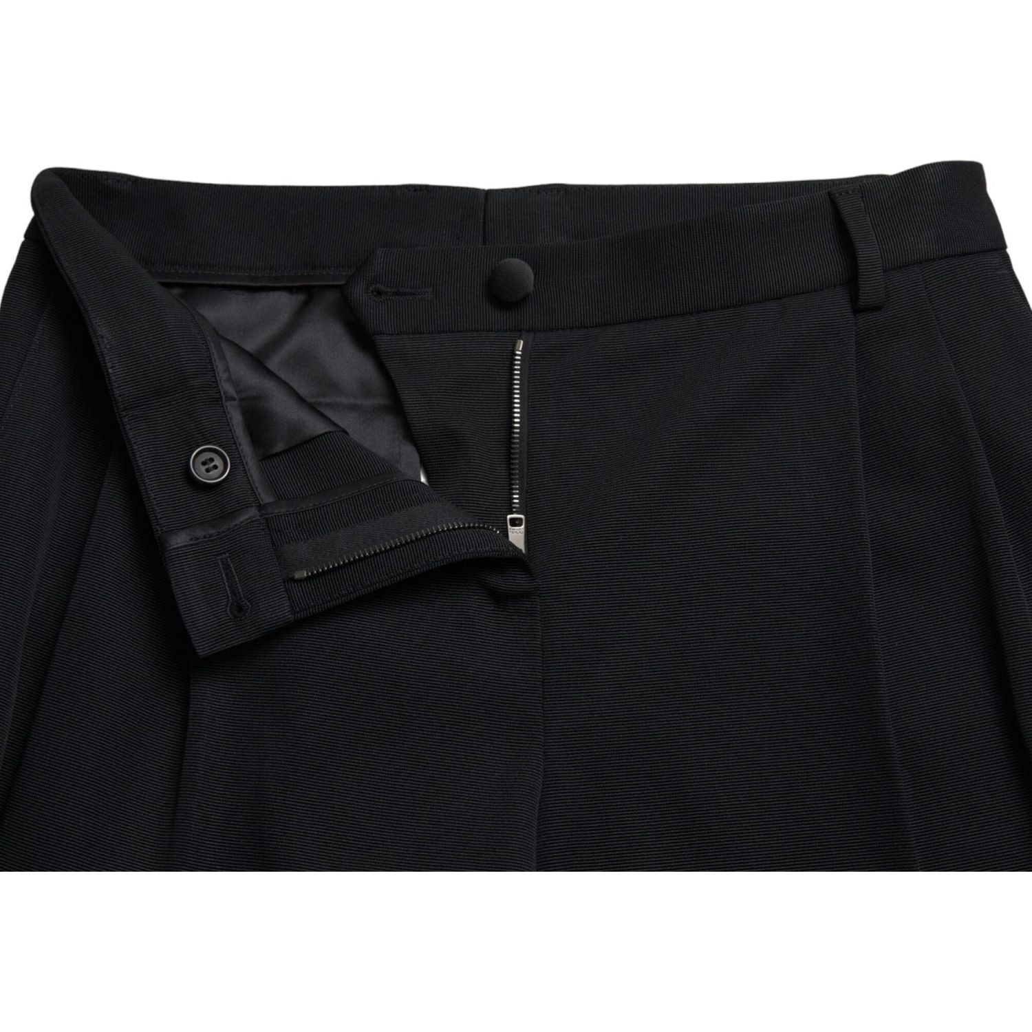 Dolce & Gabbana Black Mid Waist Skinny Cropped Pants