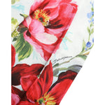 Dolce & Gabbana Multicolor Floral High Waist Wide Leg Pants