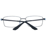 BMW Black Men Glasses Frame full-rim rectangle style titanium with plastic demo lenses.