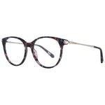 Swarovski Brown Women Glasses Frame, round acetate, brown color, demo plastic lenses, includes branded case, style and elegance