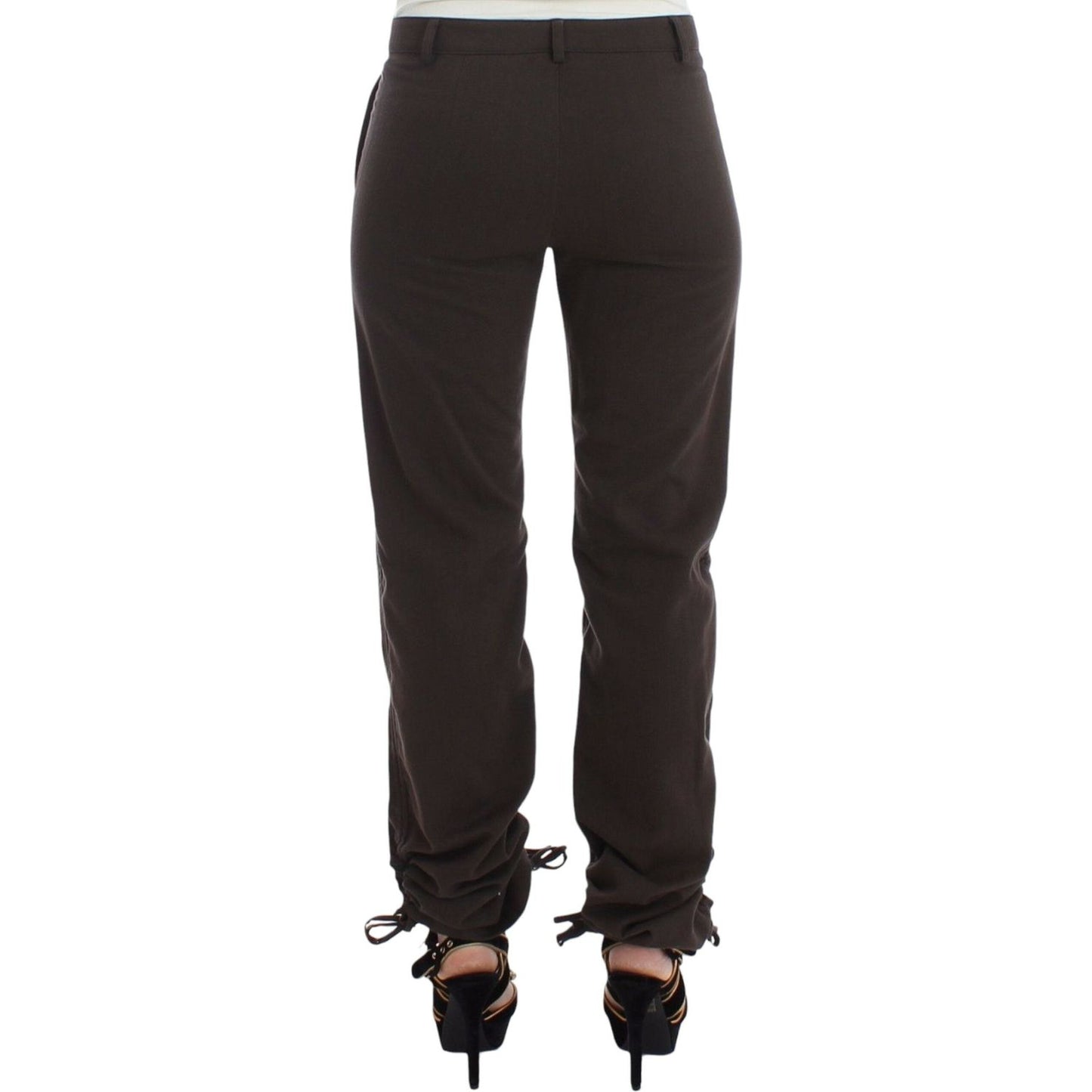 Ermanno Scervino Brown Chinos Casual Dress Pants Khakis