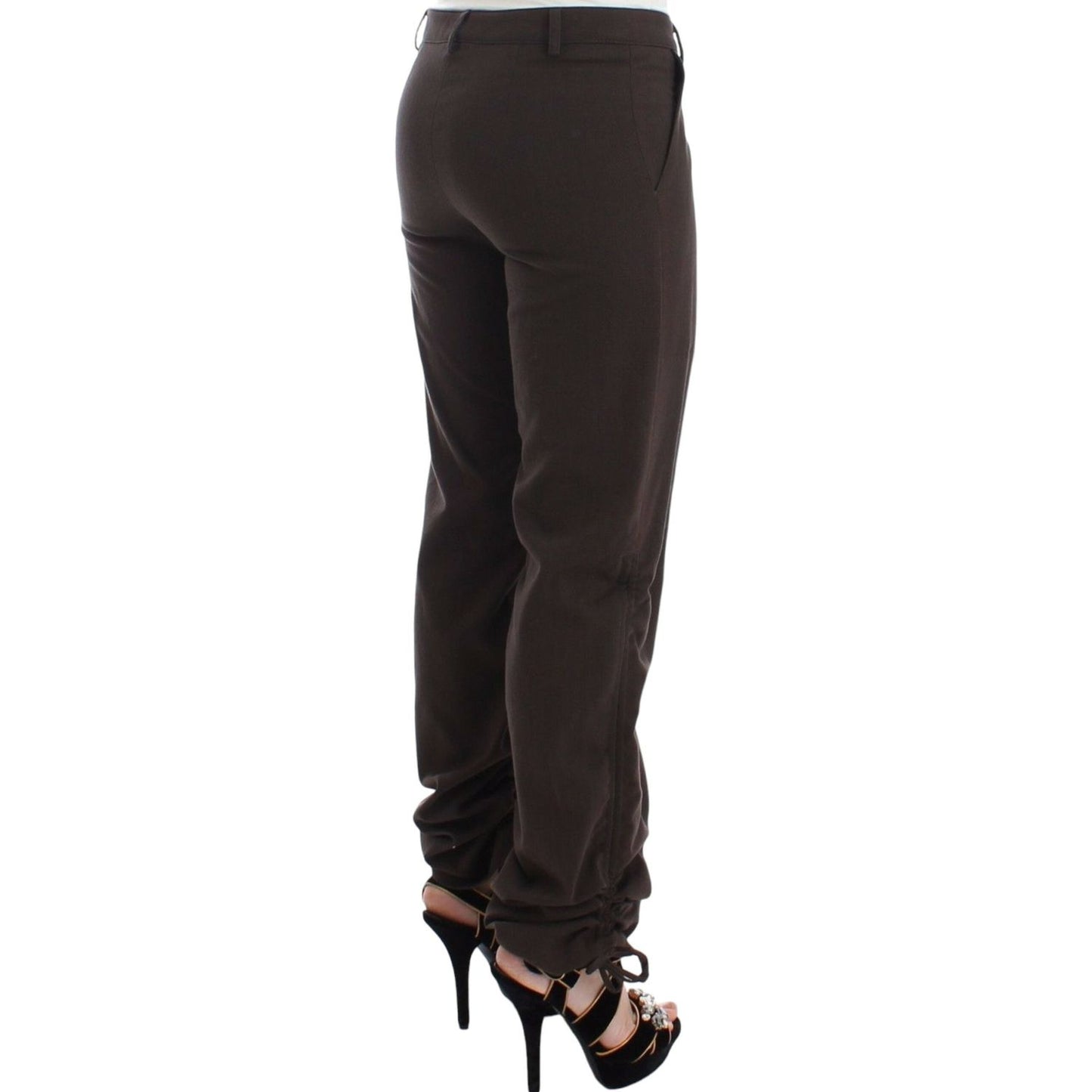 Ermanno Scervino Brown Chinos Casual Dress Pants Khakis